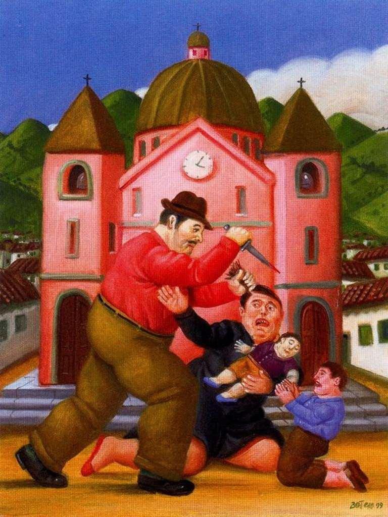Matanzan de los inocentes Fernando Botero Oil Paintings
